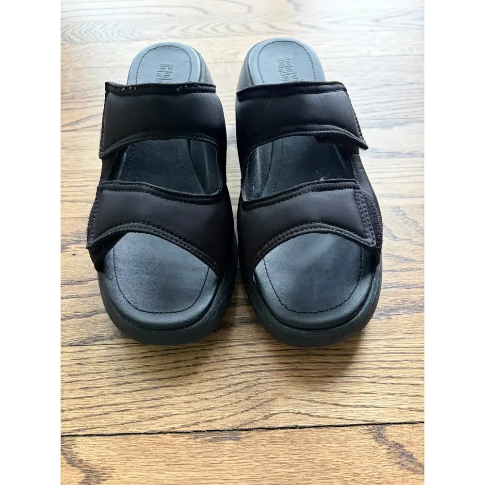 Camper Thelma Black 2 Strap Sandal w/ Block Heel Sz 10 - Picture 5 of 11